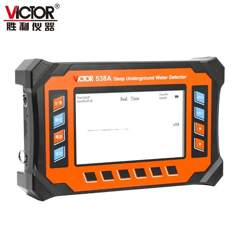 

2026 VICTOR 538A 100HZ~3000Hz frequency water leak detection Max. detection depth 3m water leak detector