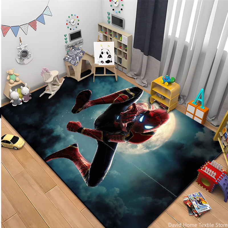 Spider-man Marvel Universe Dywan do dekoracji salonu Sypialnia Obóz piknikowy Mata kuchenna Dywan dla dzieci Pokój dzienny