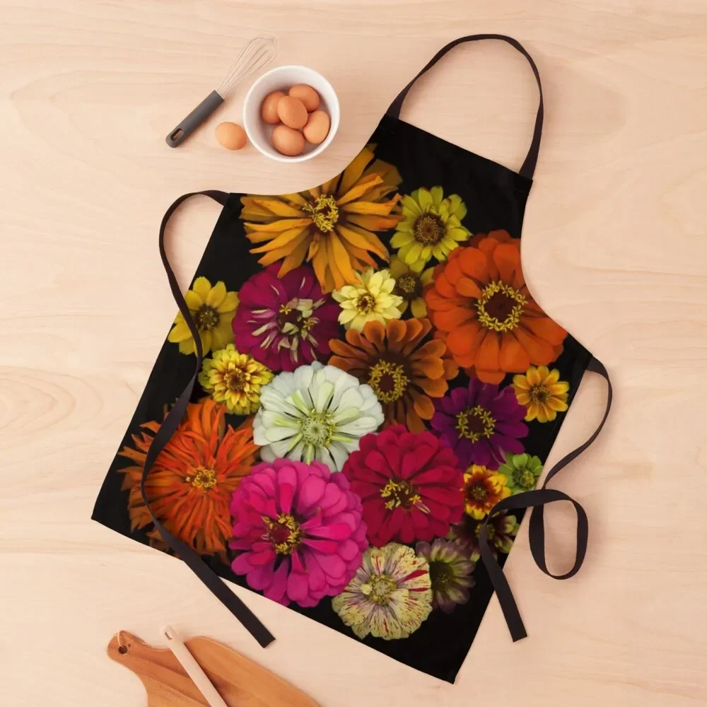 

Zinnia Apron For Man beauty master Teacher custom women's kitchen Apron
