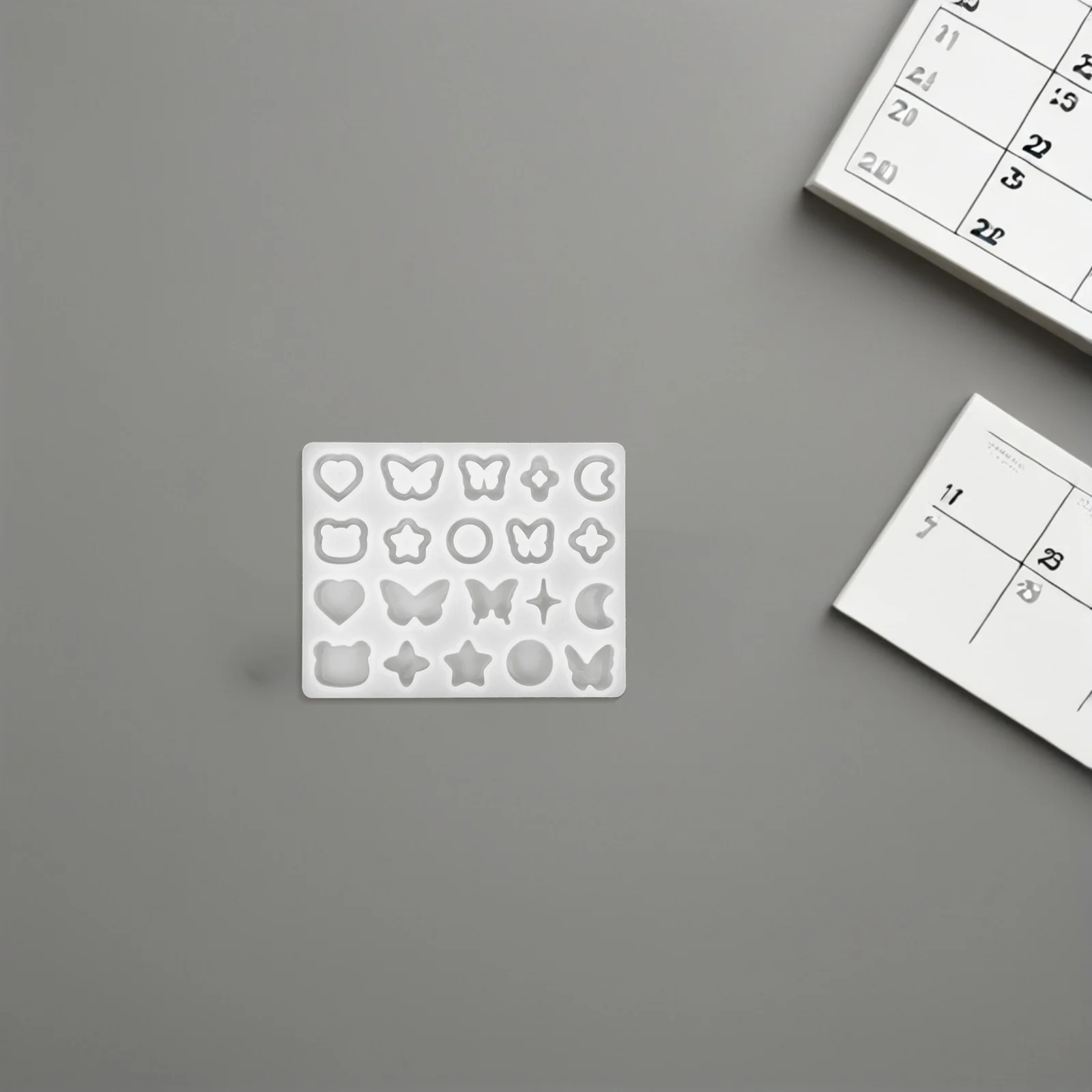 

Silicone Mold Solid Hollow Moon Heart Butterfly Patterns for DIY Jewelry Making Keychains Necklaces Charms Resin Craft Molds