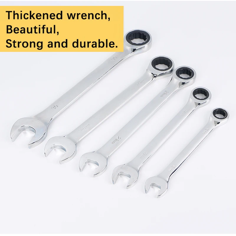 Ratchet Metric Wrench Set 3