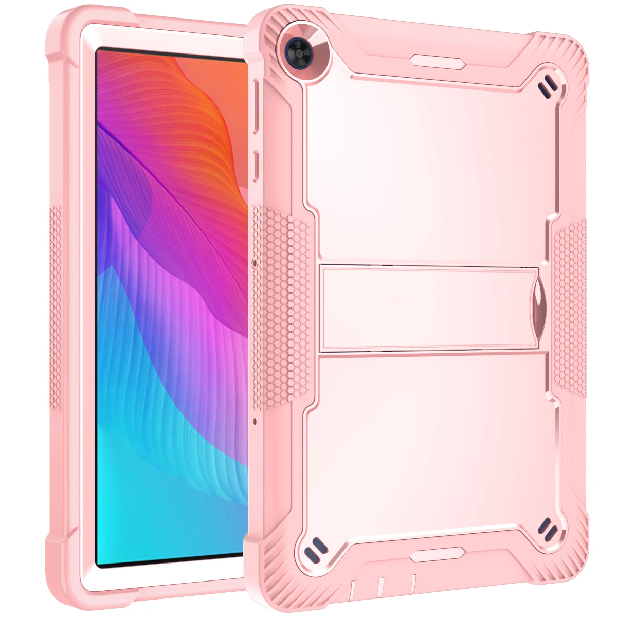 Shockproof Case Universal For Huawei MataPad C5e SE 10.1 2022 T10 T10s Enjoy Tablet 2 2020 Armor Stand Cover 3-Layers Protection