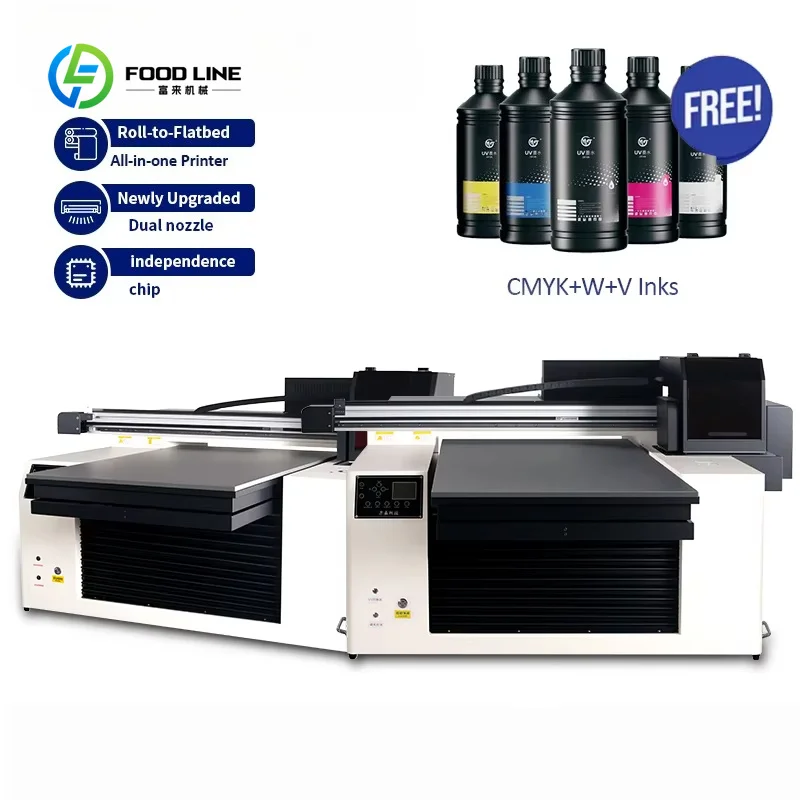 Customized 5060 UV Printer with Vacuum Table UV Printing Machine for Multi Material