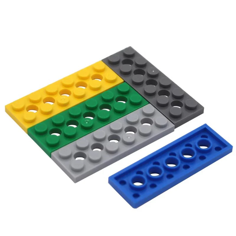 100pcs MOC monta particelle di mattoni 32001 MOC Plate 2x6 con 5 fori Building Blocks giocattoli educativi creativi fai-da-te pe