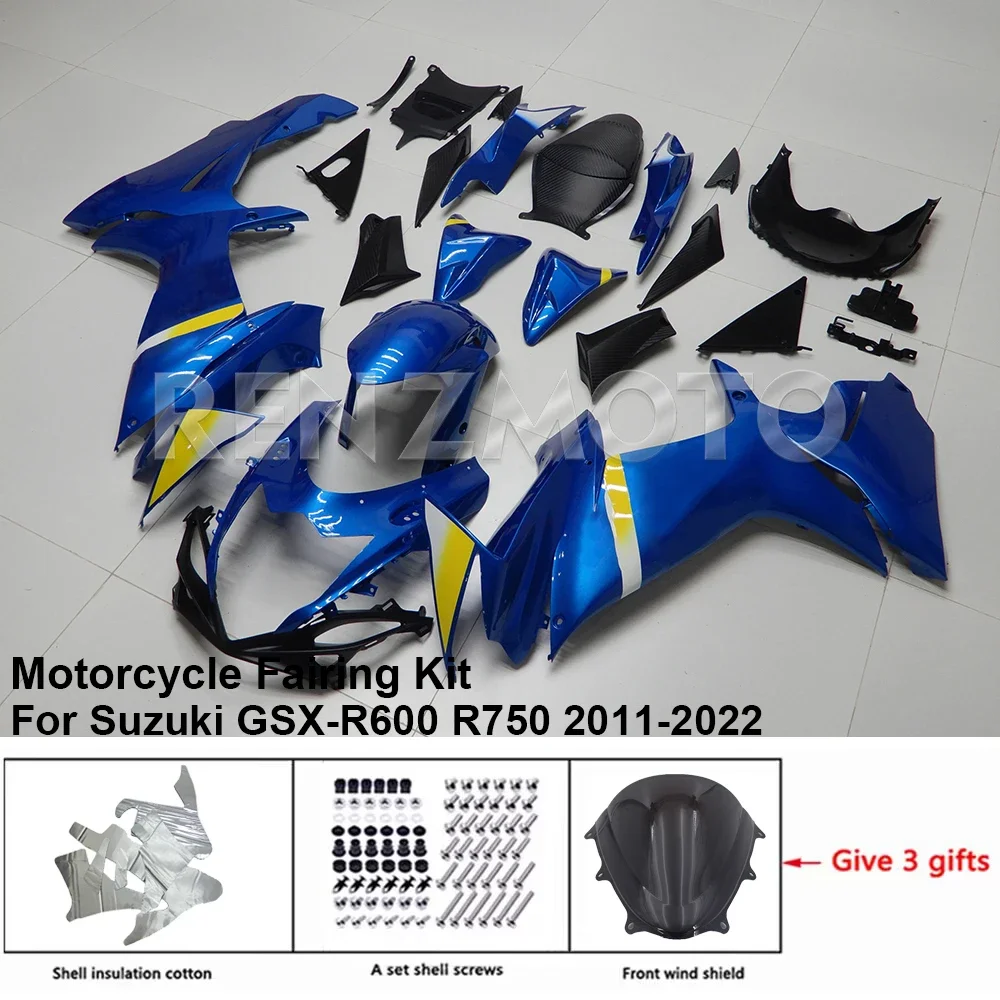 

Motorcycle Fairing Set Body Kit Plastic For Suzuki GSX-R600 R750 2011-2022 Accessories Injection Bodywork S0611-113a