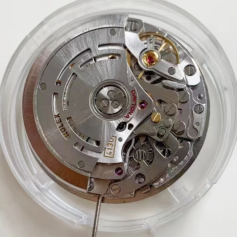 Clean Super 4130 movement Automatic Watch Movement 3.6.9  For Asian 4130 Machine Replacement Repair Movement