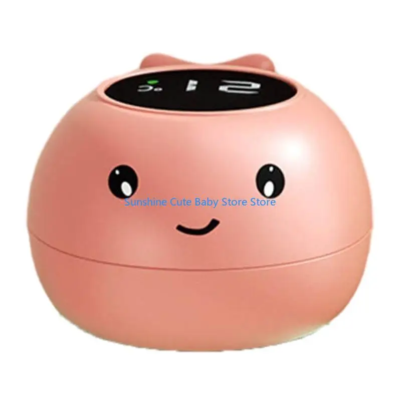 

C5AF Cartoon Whale Baby Showering Thermometer Accurate Water Temperature Gauge for Bathing with Over/Low Temperature Reminder