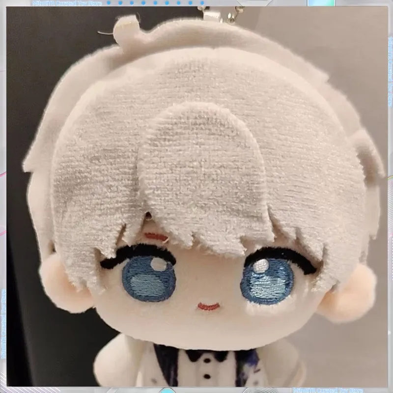 

10cm Day & Night Companion Cotton Doll Stargazing Lover Figure with Printed Body Cute Pendant Keychain for Fans