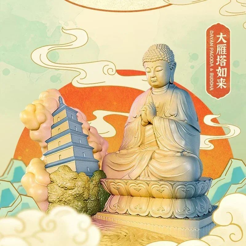 52 لعبة الانطباع من XI AN سلسلة صندوق أعمى اللعب Kawaii أنيمي عمل الشكل مفاجأة صندوق غامض دمى الفتيات هدية