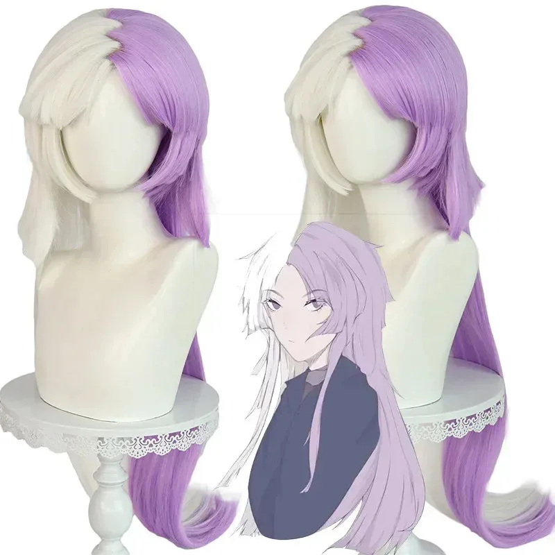 

Wigs Cosplay Anime Bungo Stray Dogs DokiDoki Sigma, White and Purple Unisex hair, Degree of heat, Synthetic, Hal