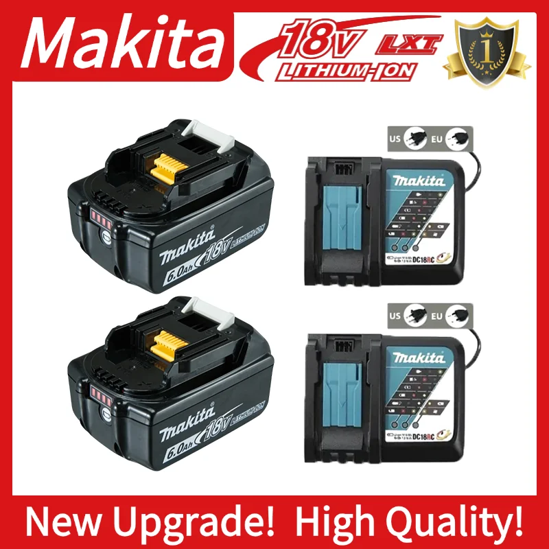 

Long-cycle makita 18v battery, 6Ah extended-durability battery, compatible with Makita impact wrenches, and low maintenance.