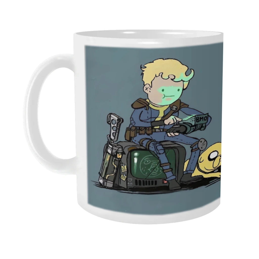 

F-Fallout S-Shelter Ceramics Coffee Mug Cute Gamer Birthday Gift Back To School Mug