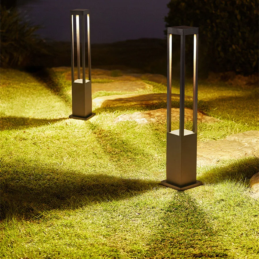 

10W COB Waterproof LED Pathway Light Modern Aluminum Garden Lawn Pillar Light Outdoor Villa Landscape Path Light Bollards Lamps