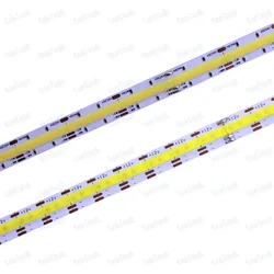 CCT pasek COB LED światła 5M wysokiej gęstości podwójny kolor ciepły zimny biały ściemniania światła liniowe 12V 24V 608 leds/m elastyczna taśma liny