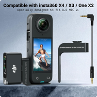 CYNOVA Mount Cold Shoe For Insta360 X4 X3 X2 DJI Mic 2 Mic 2 RX Microphone stand for Insta360 X4 DJI Mic 2 RX accessories