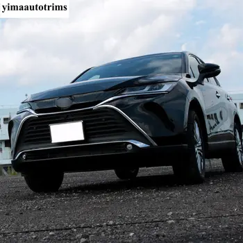 Přední nárazník, mřížka, dekorační lišta, ABS chrom, doplňky, exteriér, vhodné pro Toyota Venza / Harrier 2021 - 2024 10 nejlepší prodej Nárazník pro Toyota Harrier - №3
