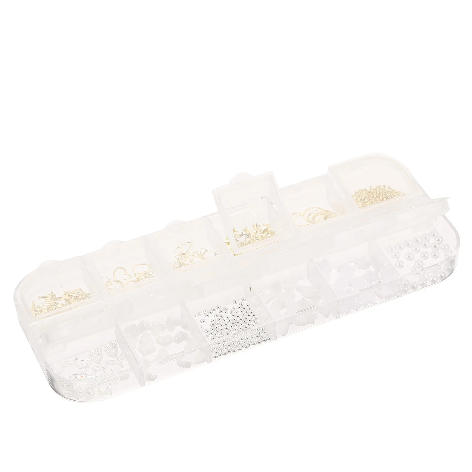 

1 Box Rivet Decorations 3D Charms Acrylic Nail Art Supplies Butterfly Charms Bulk Small Gems For Nails Nail