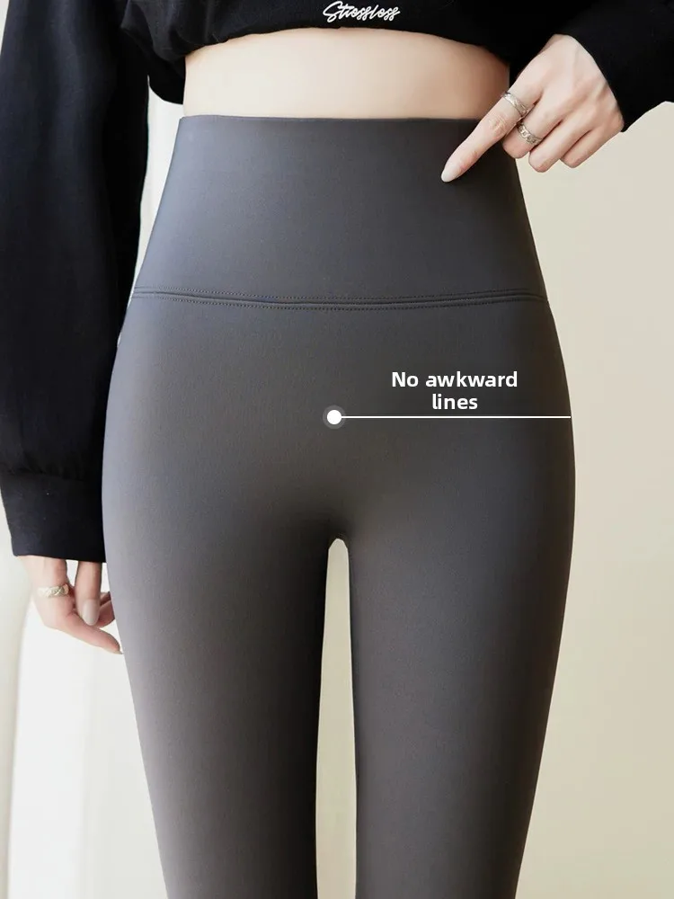 

High Waist arkskin Yoga Pants Women's Outerwear Spring Autumn Winter Fce Lined Thin High Waist Butt Lifting Trousers