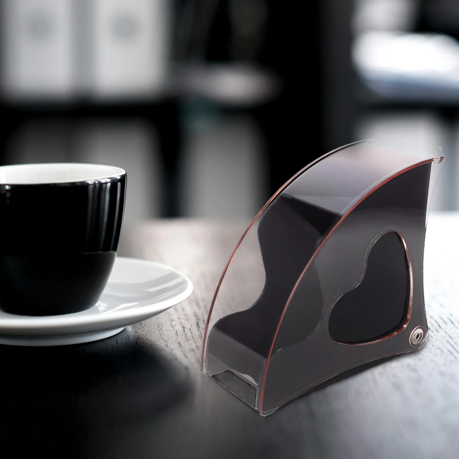 Coffee Filter Container Large Capacity Pc Material Filter Paper Organizer Compact Lightweight Design for Kitchen Home Office
