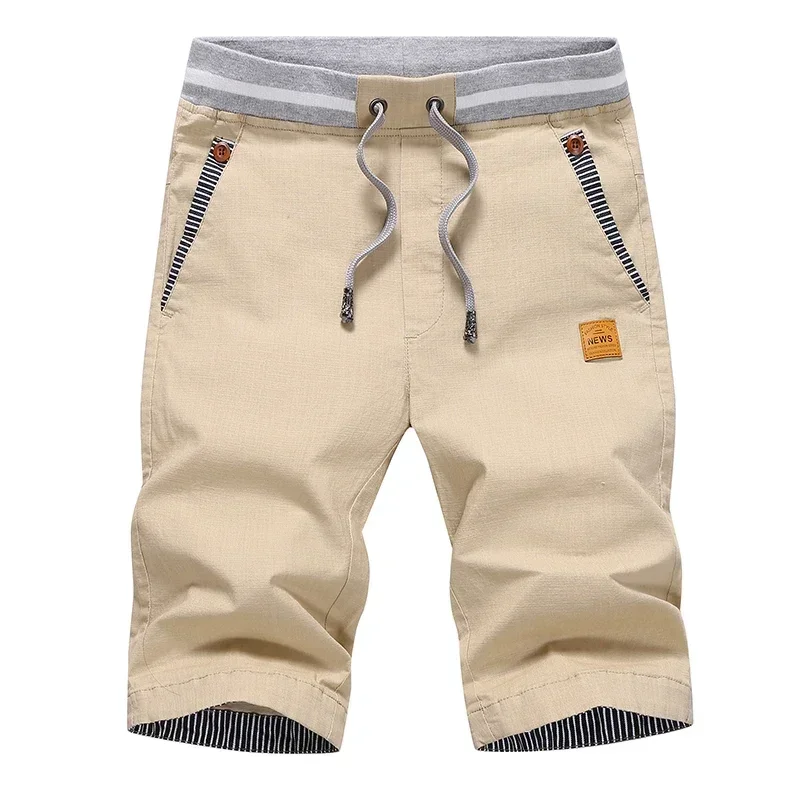 plus size 4XL  beach shorts M-4XL casual short pants men cotton summer shorts men solid casual shorts men cargo shorts