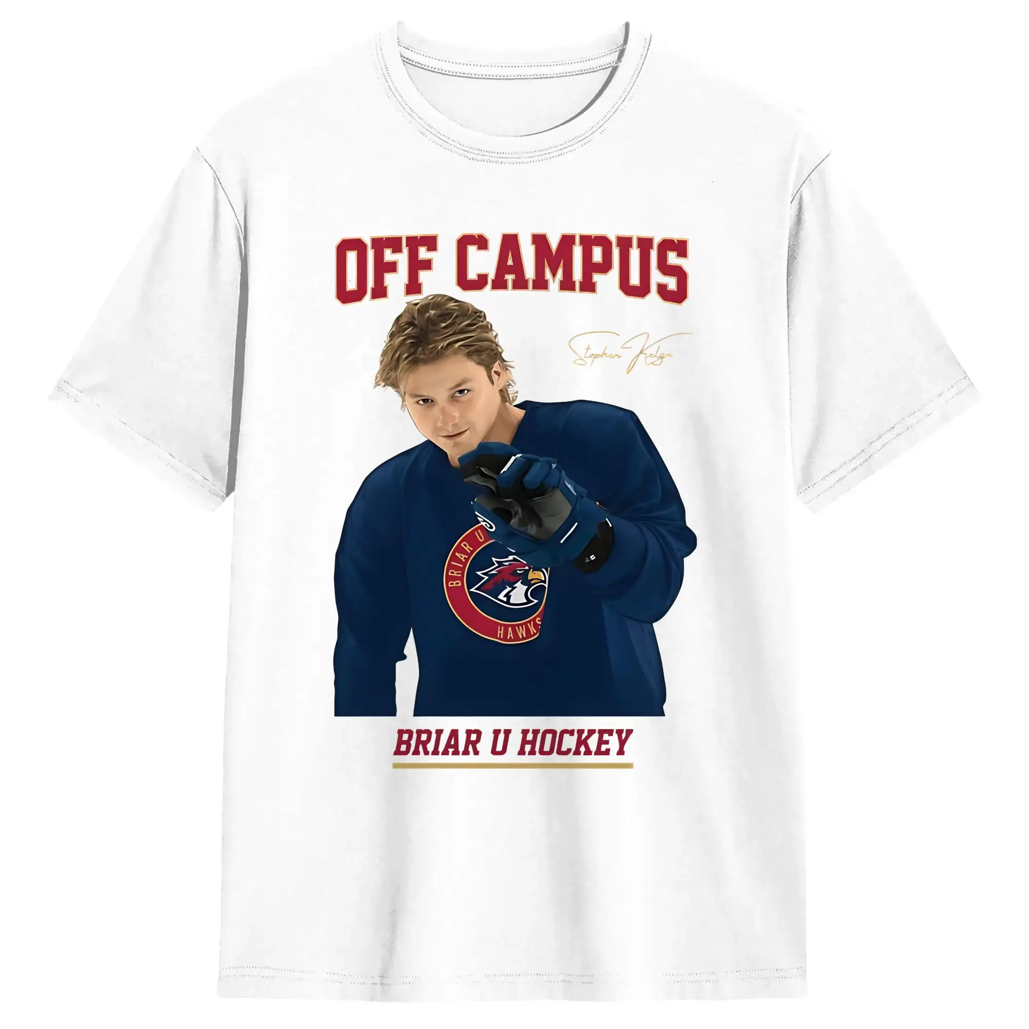 

Harajuku T-Shirt Garrett Graham Off Campus Signature Cotton T-Shirts Leisure Tee Shirt for Male Beach Y2K Casual Print Tees