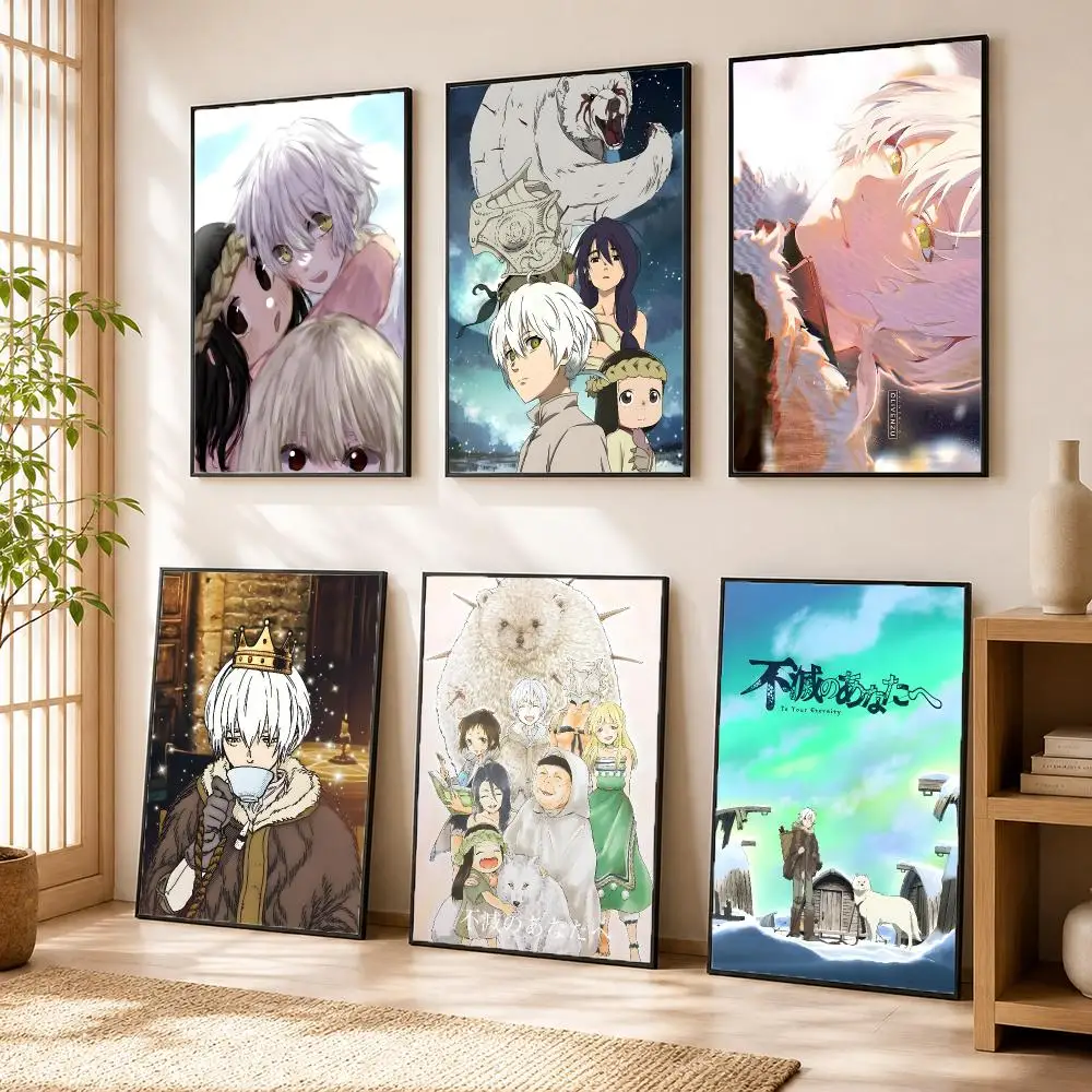 T-To Your Eternity Anime Poster Modern Home Living Bedroom Bar Hallway Waterproof Wall Art Aesthetic Decor