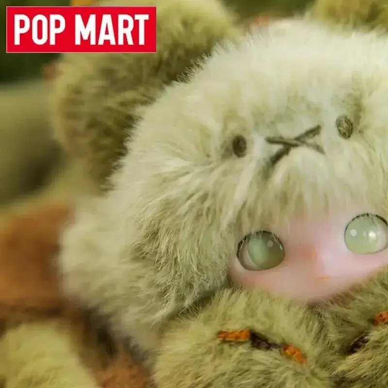 POP MART Dimoo Fleshy Виниловый плюшевый кулон Cat Rolling Blind Box Оригинальные игрушки Куклы Mystery Box Аниме Фигурка Орнамент Подарок