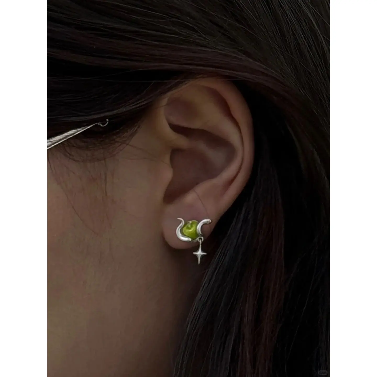 Anime Love and Deepspace Caleb Attribute Impression Wind Cosplay Cartoon Mini Q-Version Orecchini Kawaii Raccogliere il regalo di compleanno