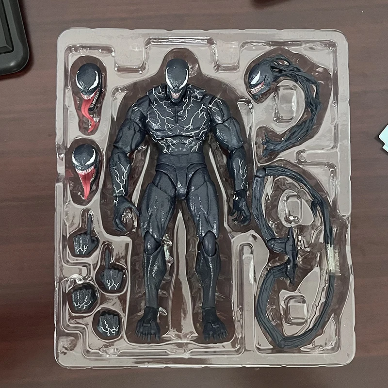 

New 19cm Venom Figurine Anime Pvc Model Dolls Collection Gk Statue Model Dolls Toys Gifts 2 SHF Figure Legends Series Action