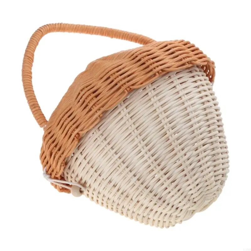 L9NB Panier champignons tissé à main