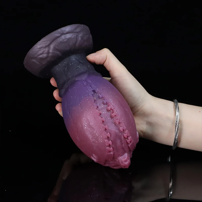 New Dragon Egg Anal Plug Super Cool Butt Plug Anal Dilator Silicone Dildo Stimulator Prostate Massager Sex Toys for Women Men 18