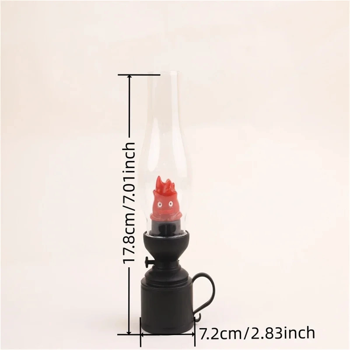 Vintage Flame Casifa Night Light Cartoon Anime Flame Decorative Lamp Kerosene Candle Atmosphere Home Desktop Decoration