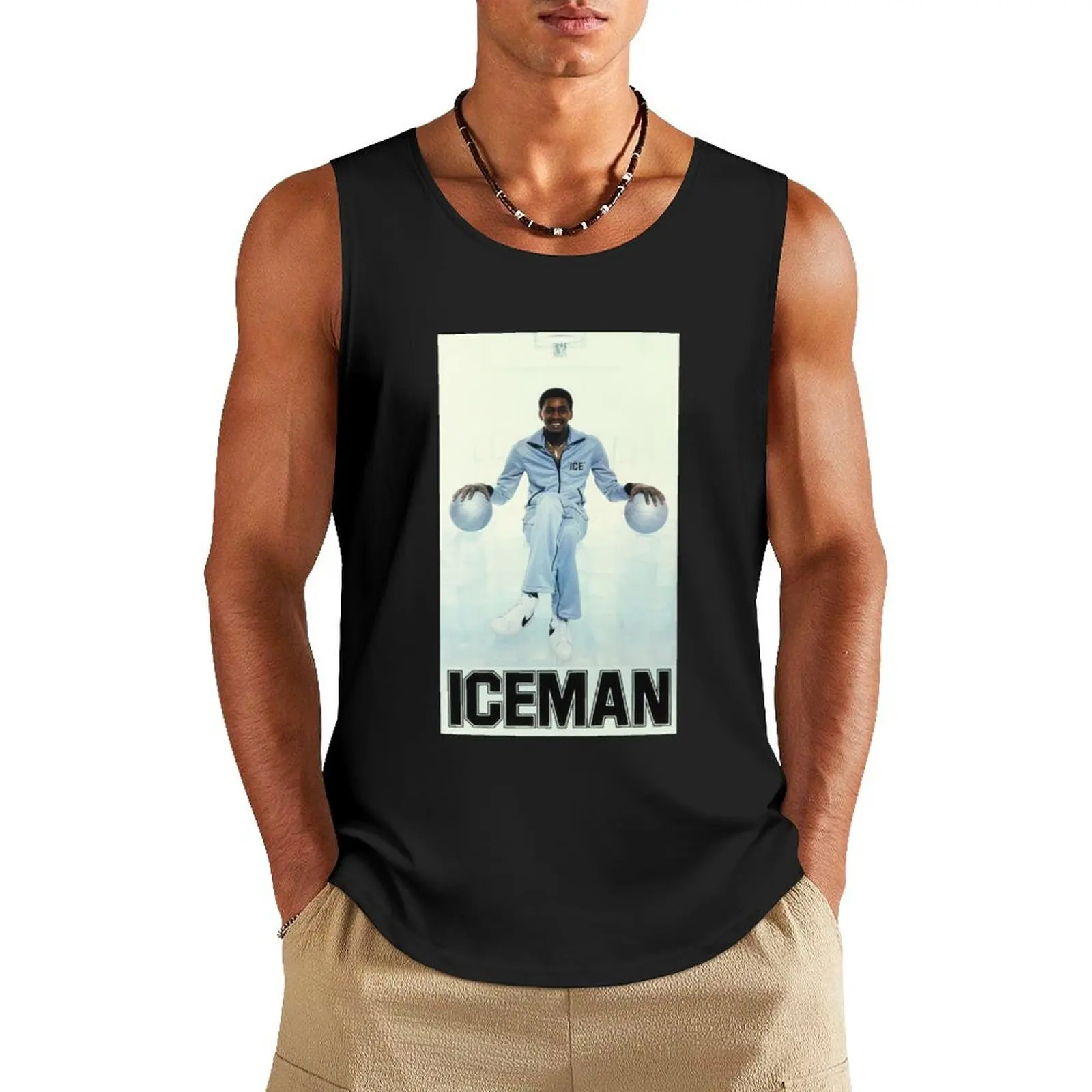 

ICEMAN Tank Top clothes for men summer cool things Gym man