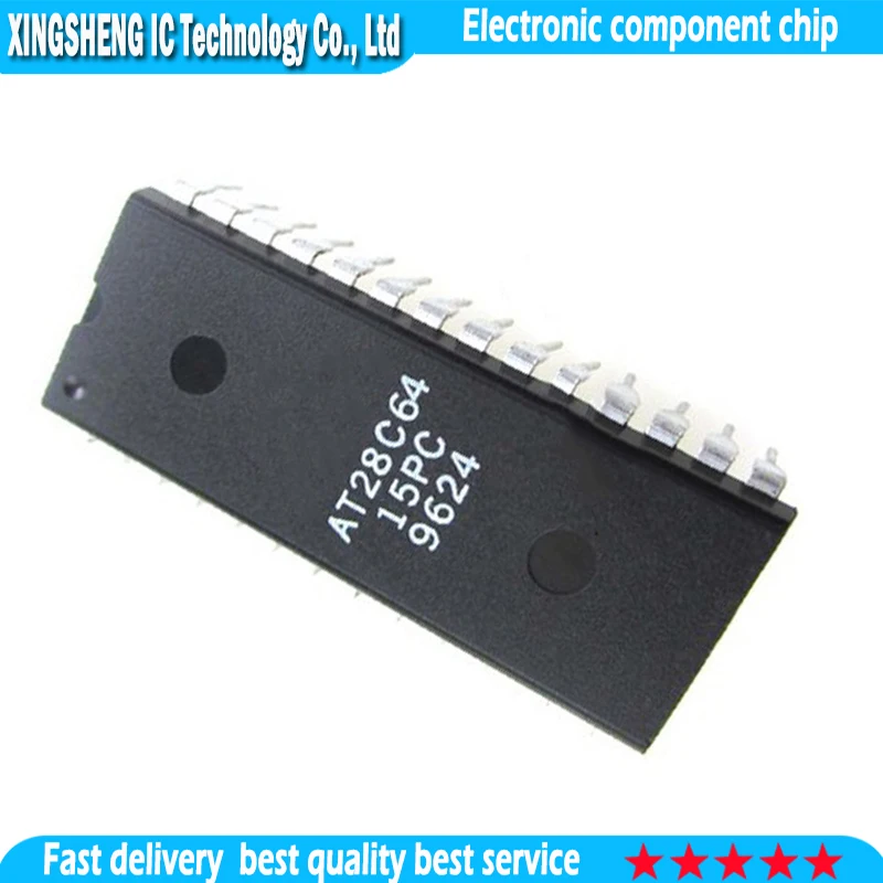 1pcs AT28C64-15PC AT28C64B AT28C64 28C64 DIP-28  In Stock