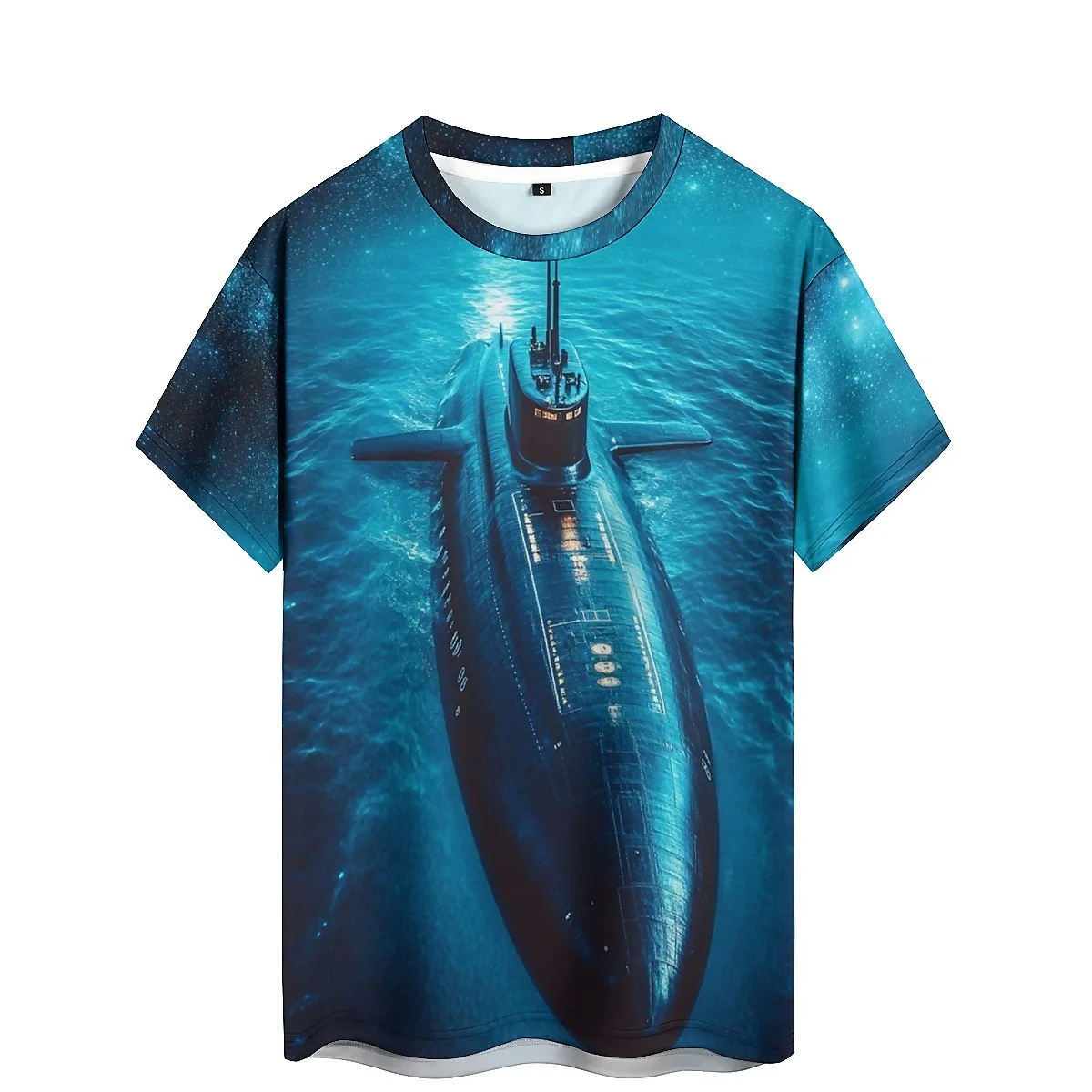 

Christmas Hip-Hop Style Men's 3D Printed Short-Sleeve T-Shirt - 3D Loose-Fit Printed Top