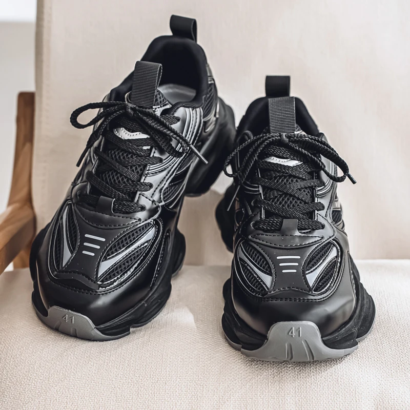 Designer Trend 2026 Comfortable High Quality Sports Shoes for Men Low-Top Thick Platform Man Casual Sneaker Spring and Autumn
