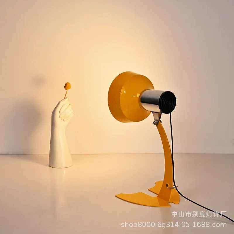 Lampe de table en queue de poisson explosive transfrontalière, lumière d'ambiance décorative, coréen, sourcil er ins avec l'étude, chambre à coucher, apprentissage orange