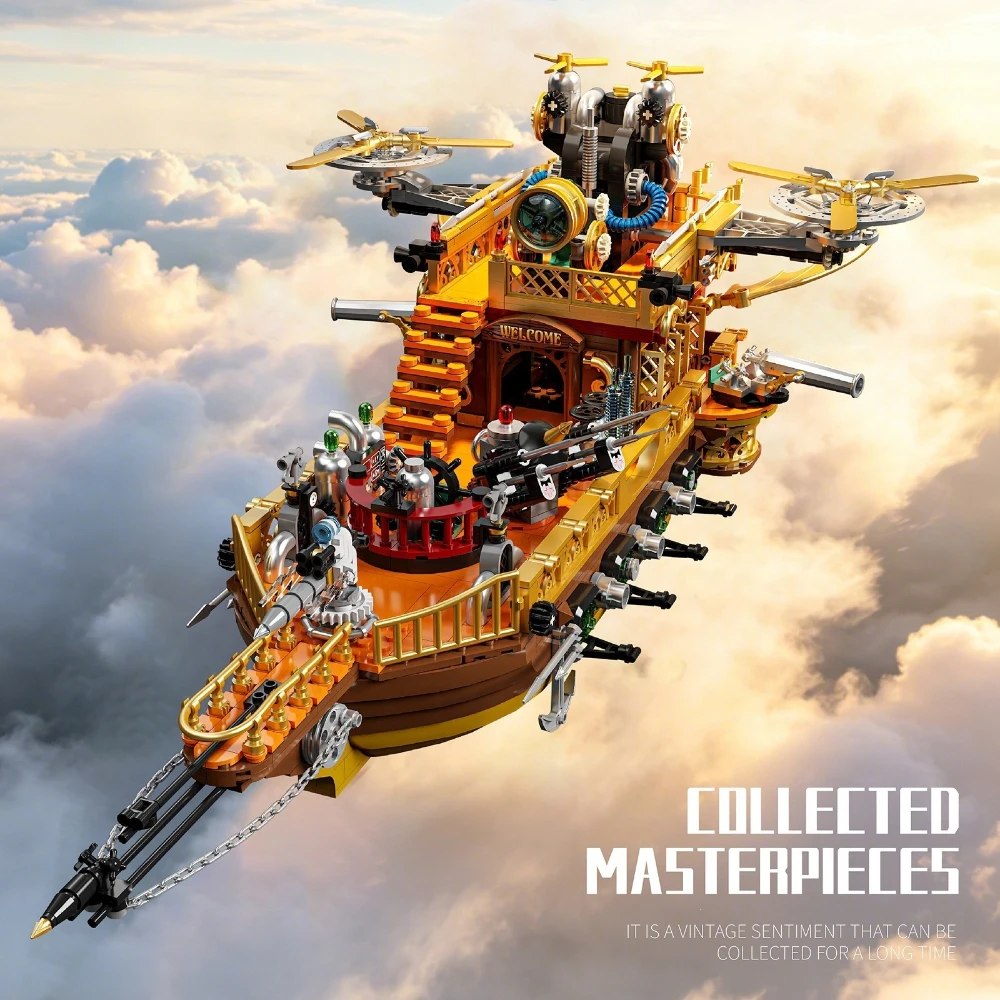 Complex Building Block Model DIY Assembly Bricks Toy Premium Quality Space Vehicle Kit Birthday Gift for Living Room Decoration