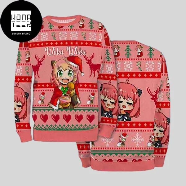 الخريف والشتاء الساخن لطيف جاسوس الأسرة عيد الميلاد القبيح أعلى الشارع المتضخم الرجال والنساء الأسرة ارتداء جولة الرقبة هوديي