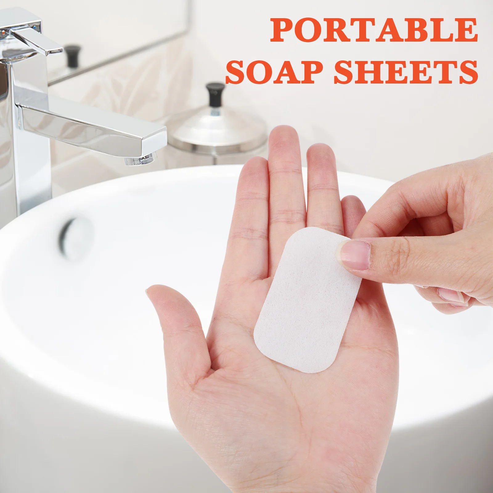 

3 pcs Paper 3 Colors Portable Soap Sheets For Travel Hand Face Body Washing Lightweight Travel Soap Sheets For Hiking Camping