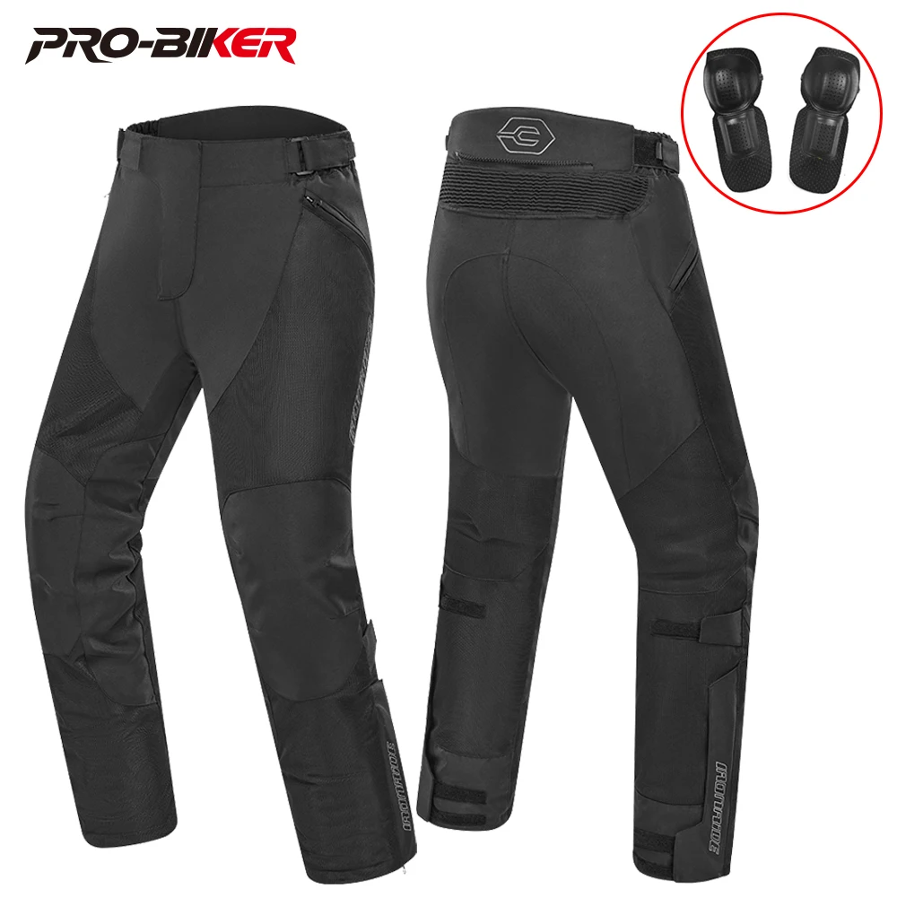 

Summer Motorcycle Pants Waterproof Outdoor Motorcycle Riding Pants Breathable Motorbike Motocross Pants With Protective Gear