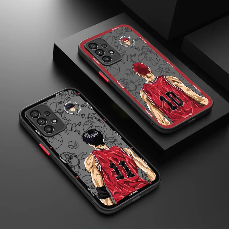 Slam Dunk Anime Phone Case For Samsung A13 A22 A32 4G A33 A42 A52S A53 A73 5G A12 A14 A23 A31 A51 A70 A71 A72