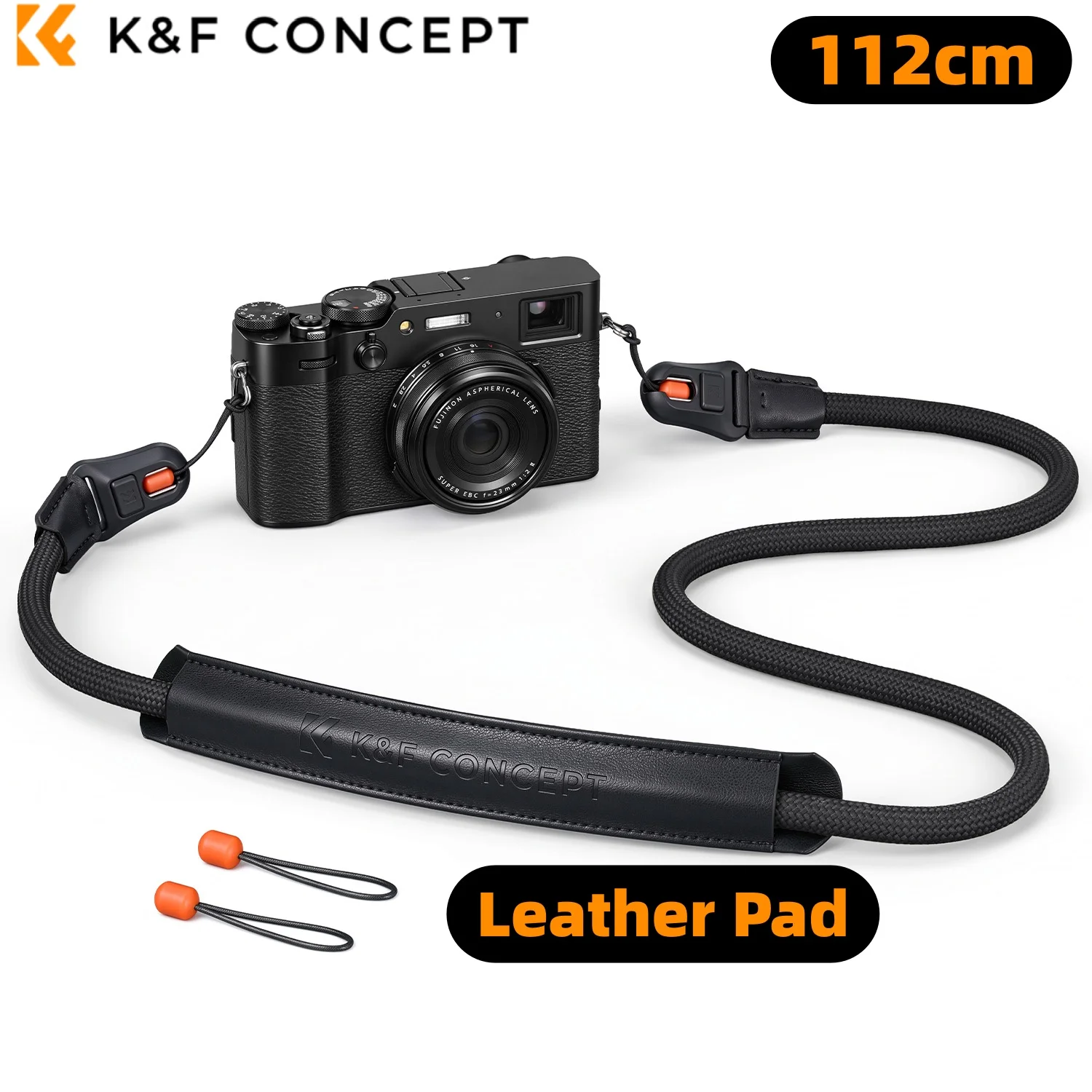 K&F CONCEPT Camera Nekband 100cm Nylon Ronde Nek Schouder Camera Sling Strap Voor Canon Sony DSLR SLR Mirrorless Camera Touw