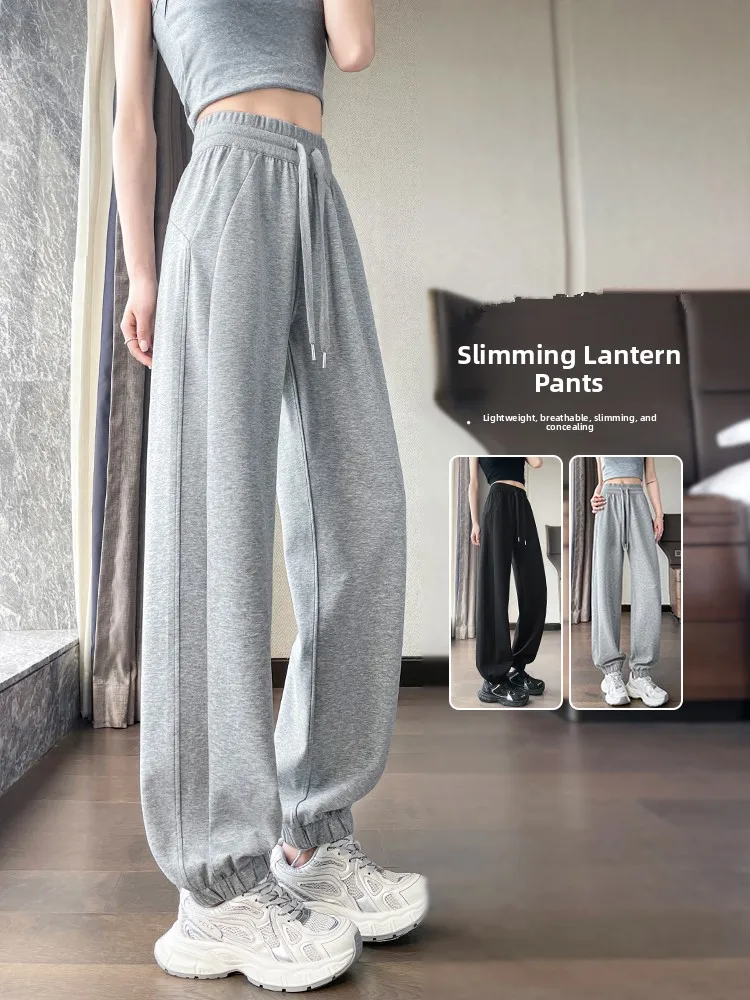 

Утепленные флисовые брюки-галифе с высокой талией, свободные, повседневные, в корейском стиле, женские, осенне-зимние, спортивные, с манжетами, для отдыха, утягивающие