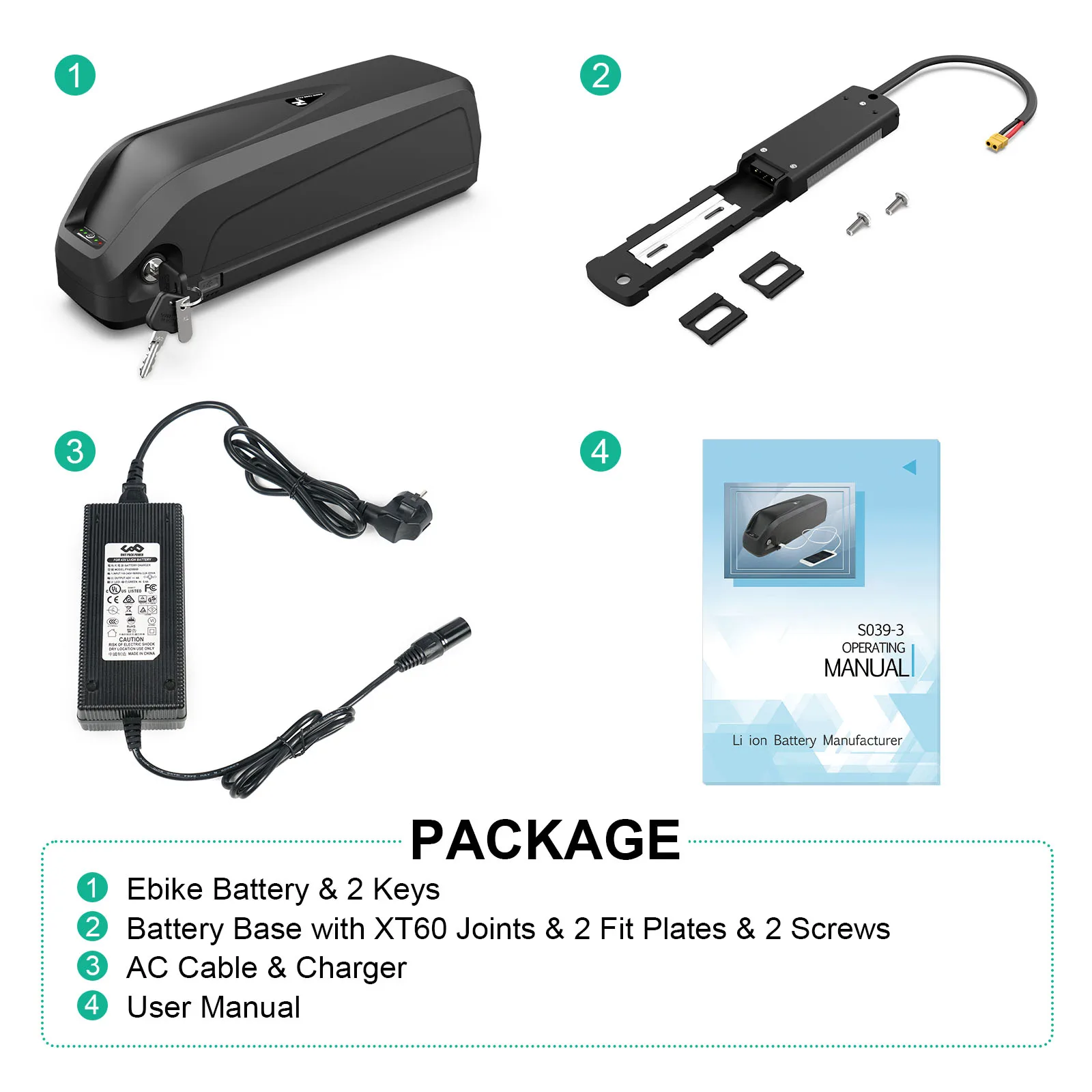 Hailong E-Bike Akku Lithium-Ionen-Batteriepack 36V 13Ah 48V 14.4Ah 36V 19.2Ah, 18650 & 21700 Zellen, Ersatzakku für 750W 1000W Bafang Tongsheng Mittelmotor, Versand aus deutschem Lager, schnelle Lieferung – Detail 14