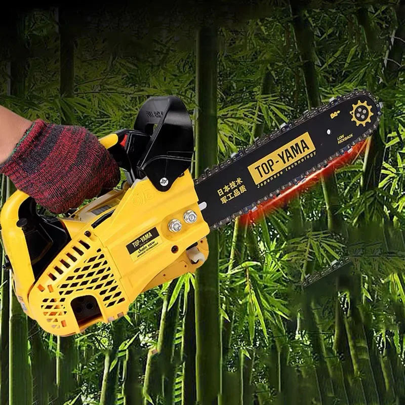 Japanese Technology 12-Inch High-Power Technology Bamboo Saw Chain Saw Gasoline Saw Woodworking High-Power Chainsaw Household