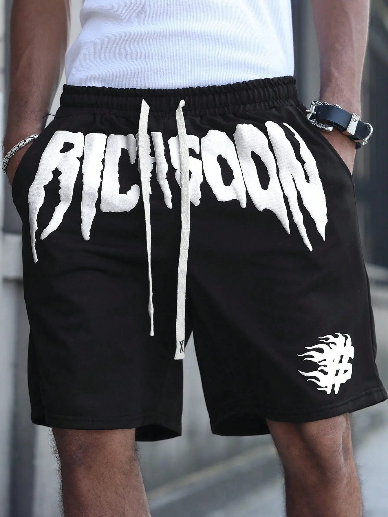 

2026 Summer New Men's Shorts - 3D Trendy Brand Letter Pattern Print - Fashion Street Style - Comfortable Lightweight Soft