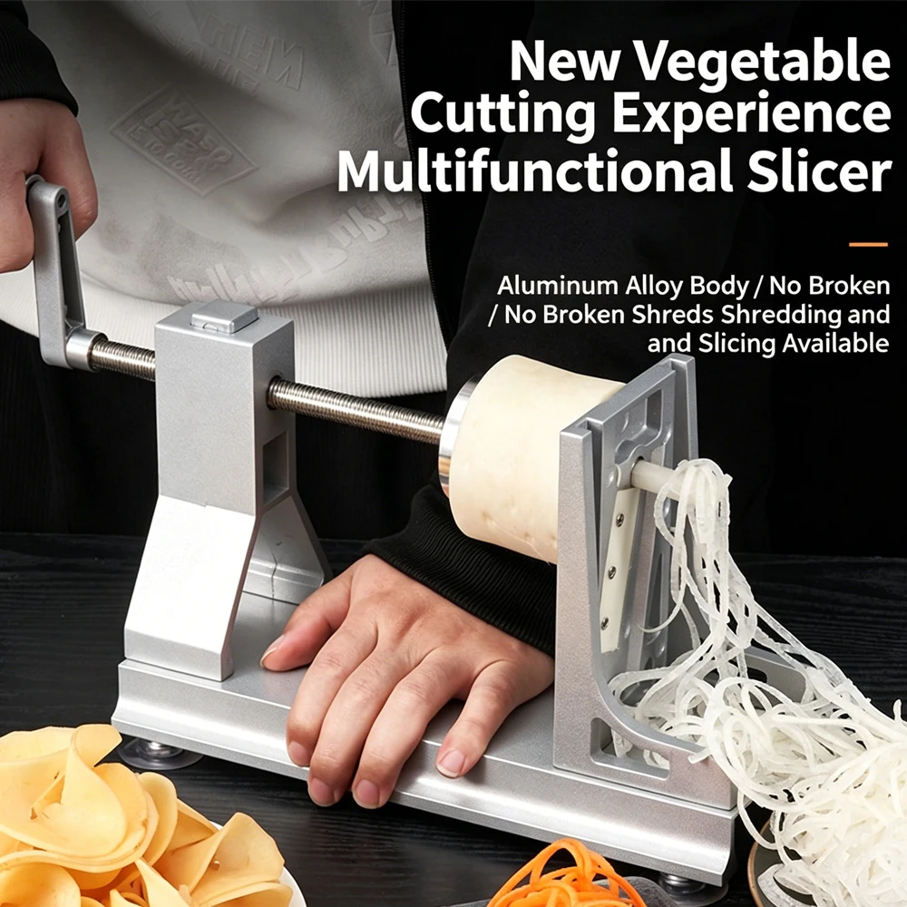 Vegetable Spiralizer 4 Blade Zucchini Noodle Maker Quality Vegetable Slicer for Veggies Salad Chopper Potato Cutter Zoodle Maker