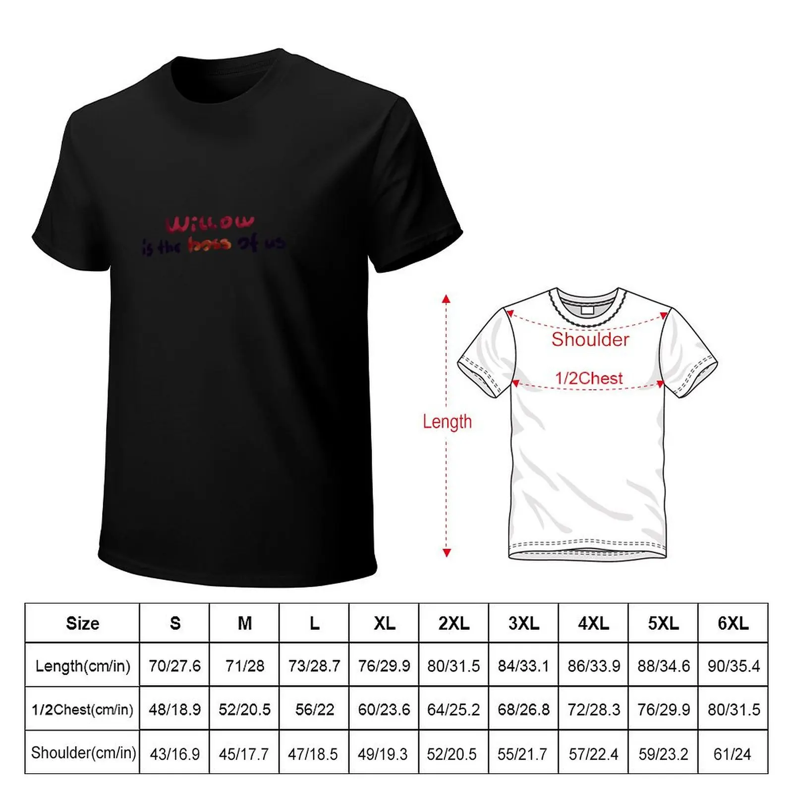 willow rosenberg is always right the sequel T-Shirt Casual Simple Design Short Sleeve Shirt