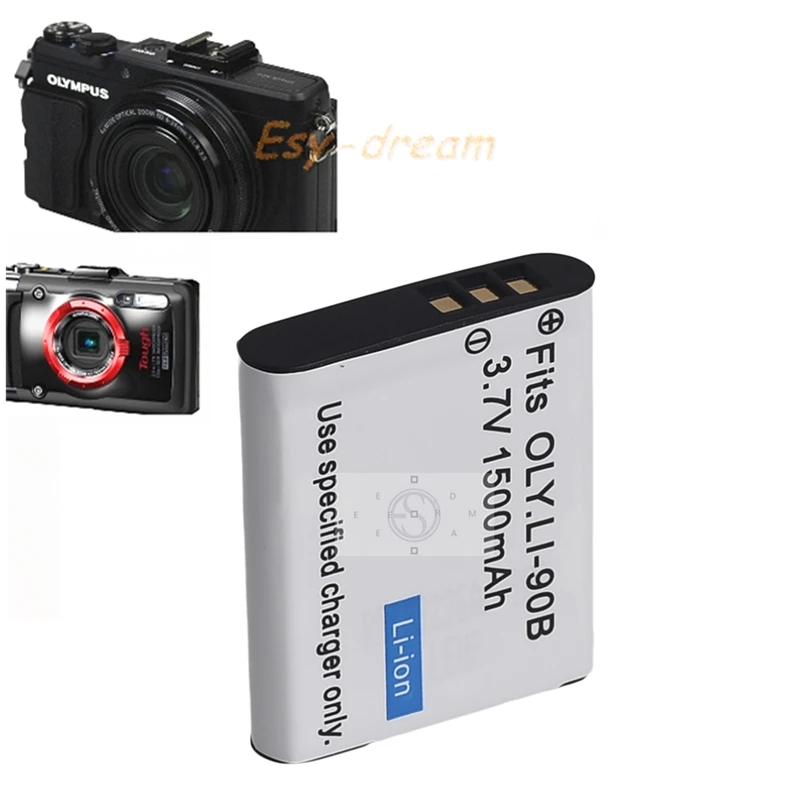 Li-90B li90b Li-92B 1500mah Camera Battery For Olympus TG4 TG3 TG2 TG1 TG3 iHS XZ2 STYLUS SH-1 PM043